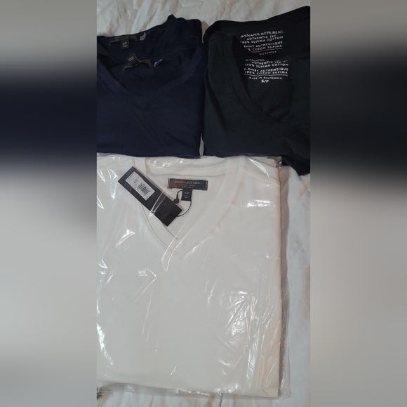 Banana Republic Luxury Touch/Supima 11 T-Shirts/1 Polo - Picture 3 of 12